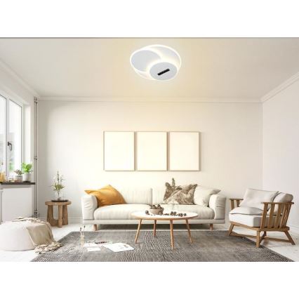 Plafonnier à intensité variable LED/90W/230V 3000-6500K blanc + télécommande