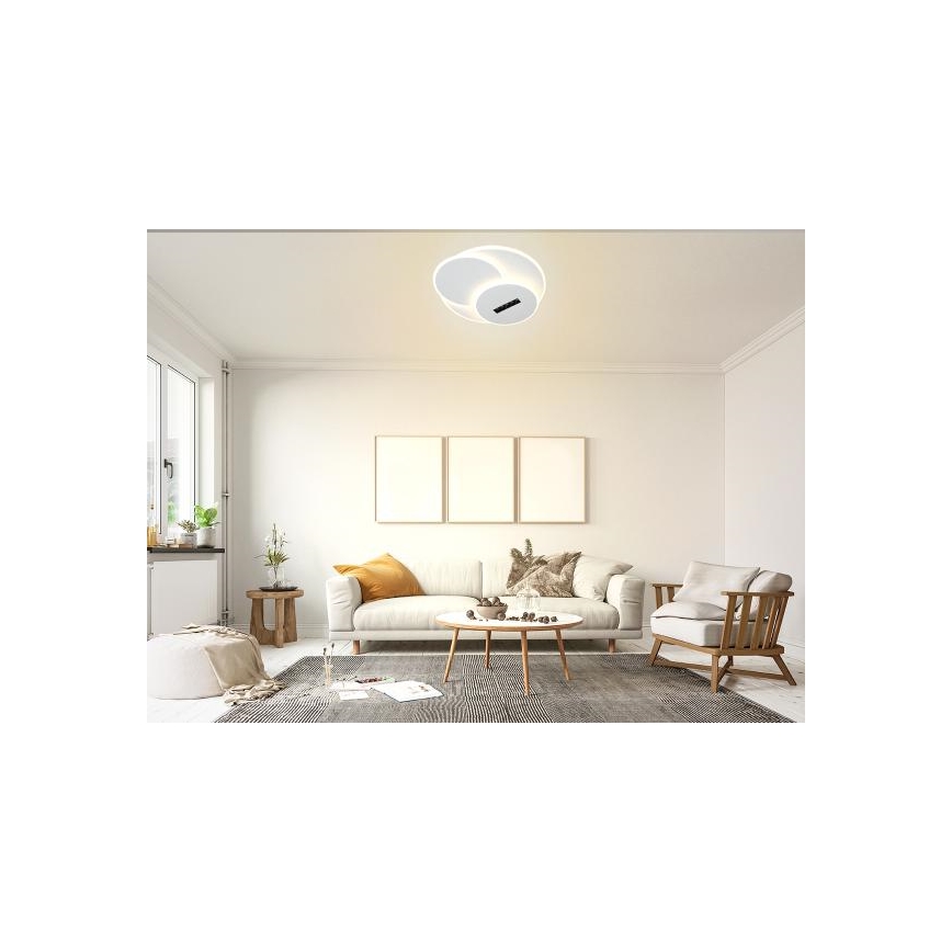 Plafonnier à intensité variable LED/90W/230V 3000-6500K blanc + télécommande