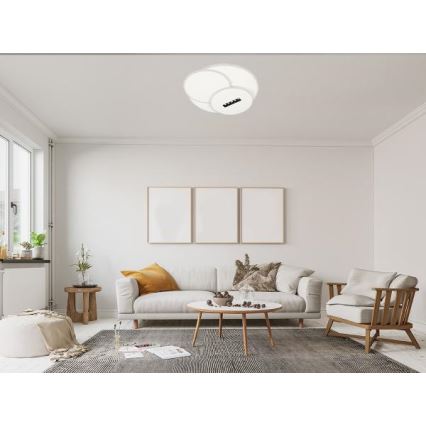 Plafonnier à intensité variable LED/90W/230V 3000-6500K blanc + télécommande