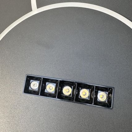 Plafonnier à intensité variable LED/90W/230V 3000-6500K noir + télécommande