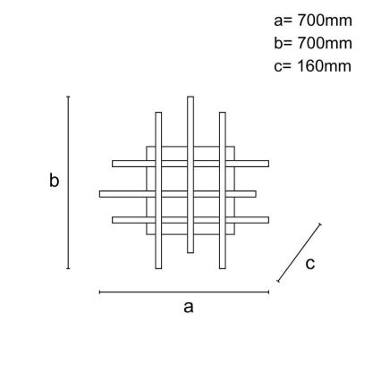 Plafonnier à intensité variable LED/90W/230V 3000-6500K + télécommande