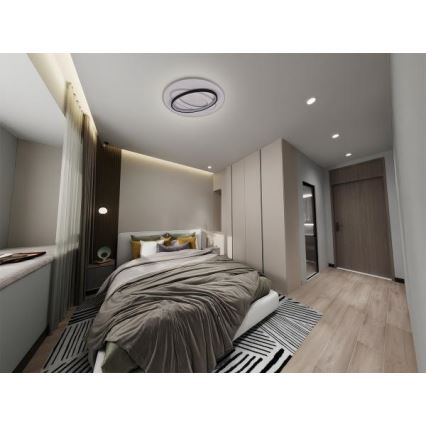 Plafonnier à intensité variable LED/90W/230V 3000-6500K + Télécommande