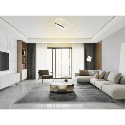 Plafonnier à intensité variable LED/95W/230V 3000-6500K blanc + télécommande