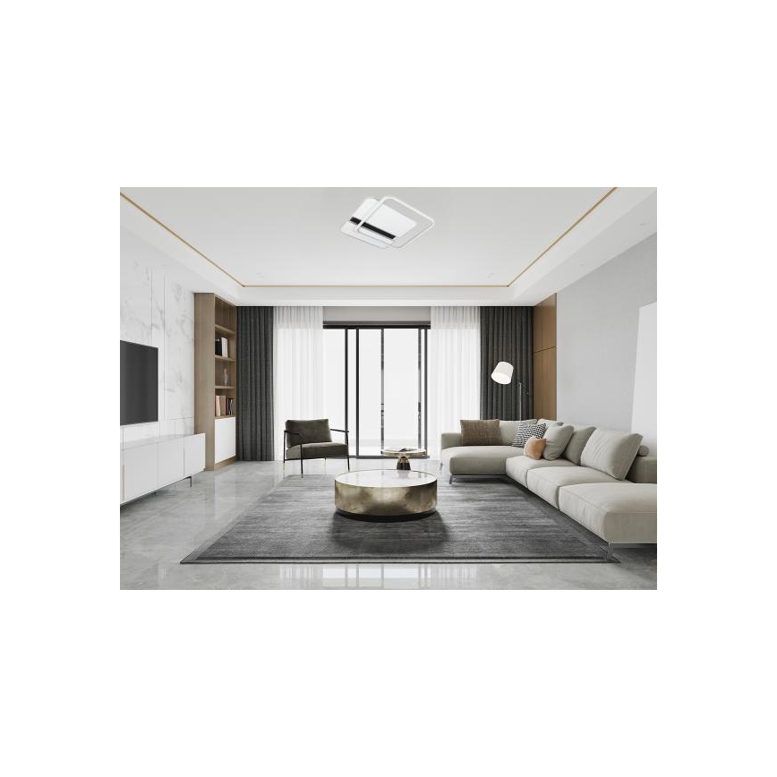 Plafonnier à intensité variable LED/95W/230V 3000-6500K blanc + télécommande