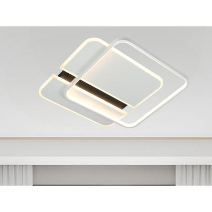 Plafonnier à intensité variable LED/95W/230V 3000-6500K blanc + télécommande