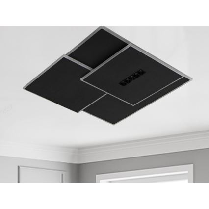 Plafonnier à intensité variable LED/95W/230V 3000-6500K noir + télécommande