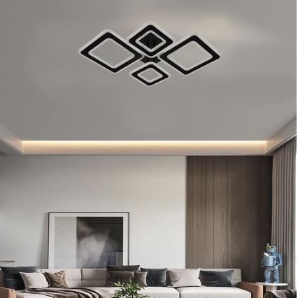 Plafonnier à intensité variable LED/95W/230V 3000-6500K + télécommande