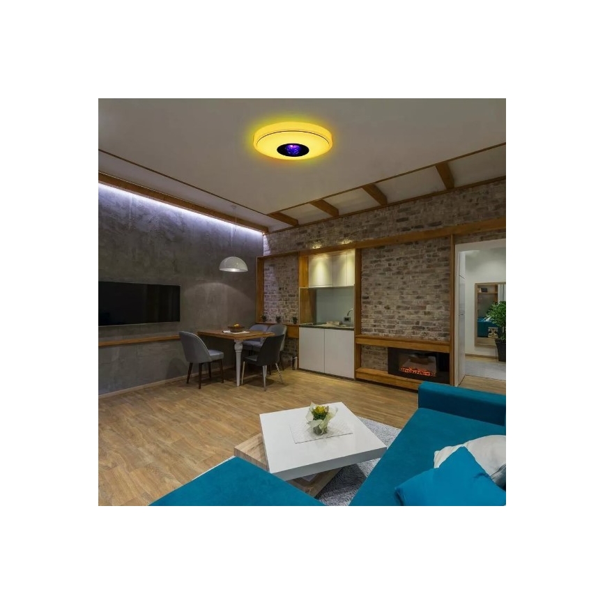 Plafonnier à intensité variable LED RGB MAGIC DISCO LED/18W/230V + Télécommande