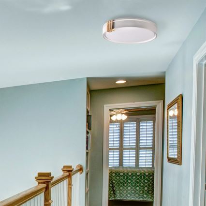 Plafonnier à intensité variable salle de bain ARLETTA LED/48W/230V d. 38 cm 3000-6000K IP44 + télécommande