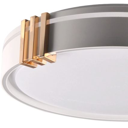 Plafonnier à intensité variable salle de bain ARLETTA LED/48W/230V d. 38 cm 3000-6000K IP44 + télécommande