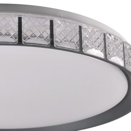 Plafonnier à intensité variable salle de bain NINA LED/72W/230V d. 49 cm 3000-6000K IP44 + télécommande