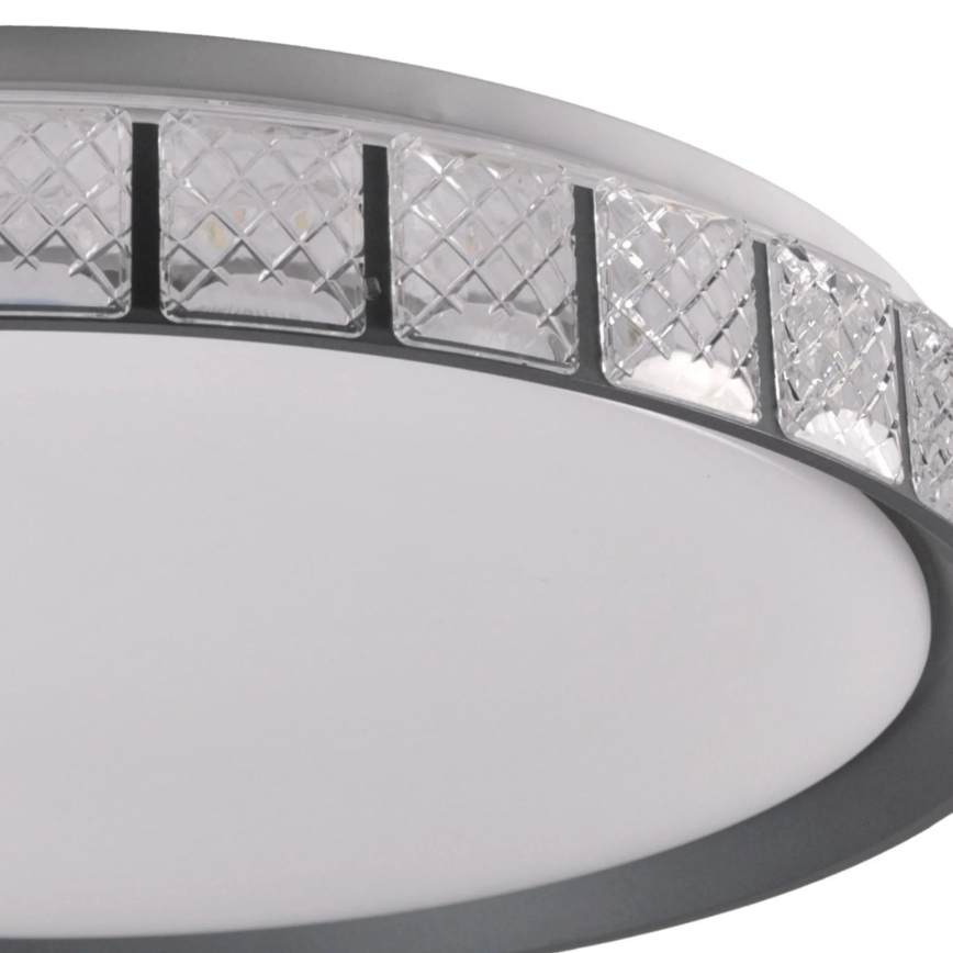 Plafonnier à intensité variable salle de bain NINA LED/72W/230V d. 49 cm 3000-6000K IP44 + télécommande