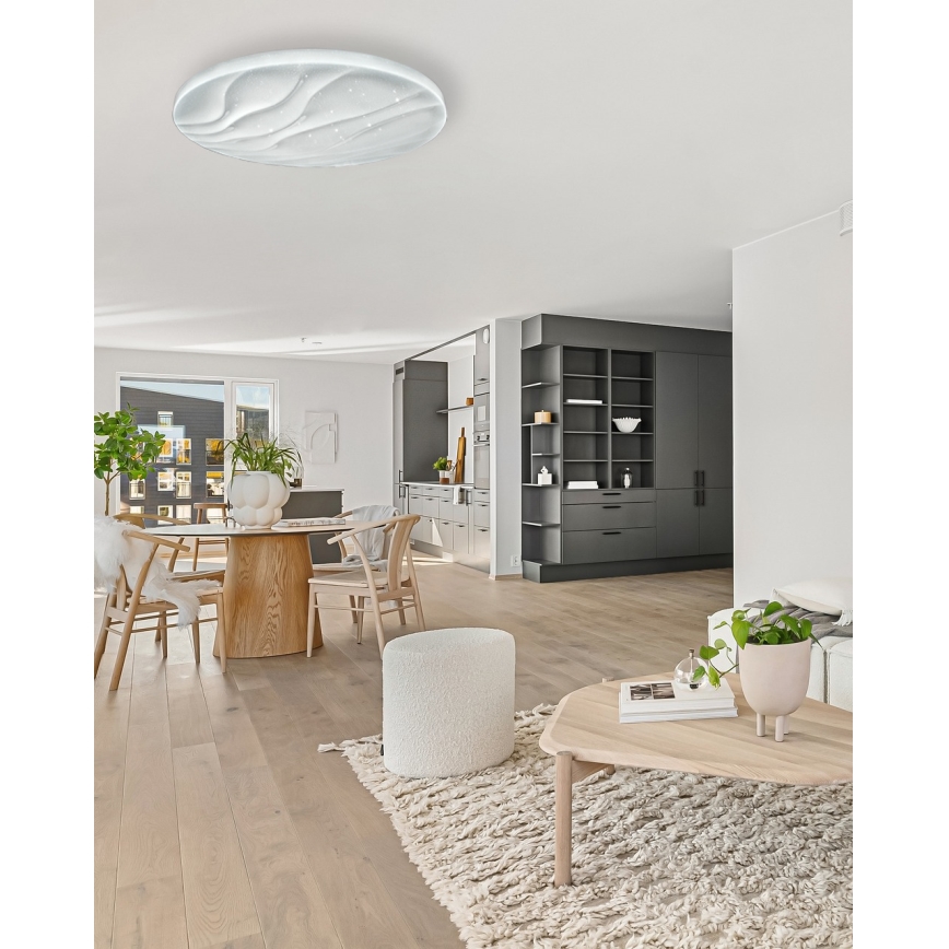 Plafonnier à intensité variable LIKA LED/60W/230V 2700-6500K d. 58 cm + télécommande