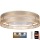 Plafonnier à intensité variable LIMA LED/36W/230V 2700-6500K Wi-Fi Tuya + Télécommande doré