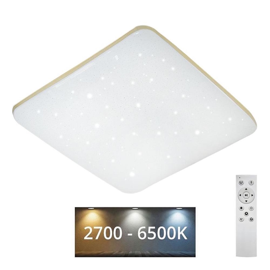 Plafonnier à intensité variable MANA LED/36W/230V 2700-6500K 43x43 cm + télécommande