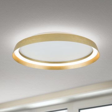 Plafonnier à intensité variable MANTA LED/38W/230V 2700/3000/4000K d. 45 cm doré