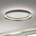 Plafonnier à intensité variable MANTA LED/38W/230V 2700/3000/4000K d. 45 cm marron