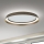 Plafonnier à intensité variable MANTA LED/38W/230V 2700/3000/4000K d. 45 cm marron