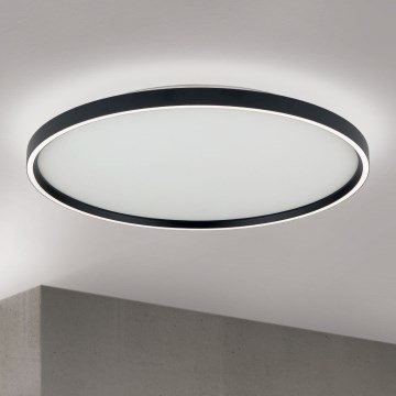 Plafonnier à intensité variable MASCA LED/47W/230V 2700/3350/4000K d. 60 cm noir