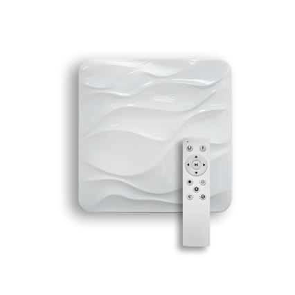 Plafonnier à intensité variable NERIS LED/60W/230V 2700-6500K 53x53 cm + télécommande