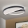 Plafonnier à intensité variable OLGA LED/28W/230V noir/blanc