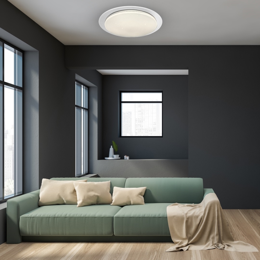 Plafonnier à intensité variable ONTARIO LED/80W/230V 3000-6000K + Télécommande