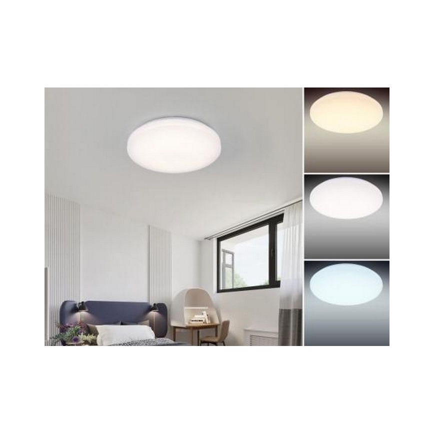 Plafonnier à intensité variable OPAL LED/24W/176-264V + télécommande