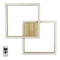 Plafonnier à intensité variable RAMME LED/48W/230V chêne mat + Télécommande