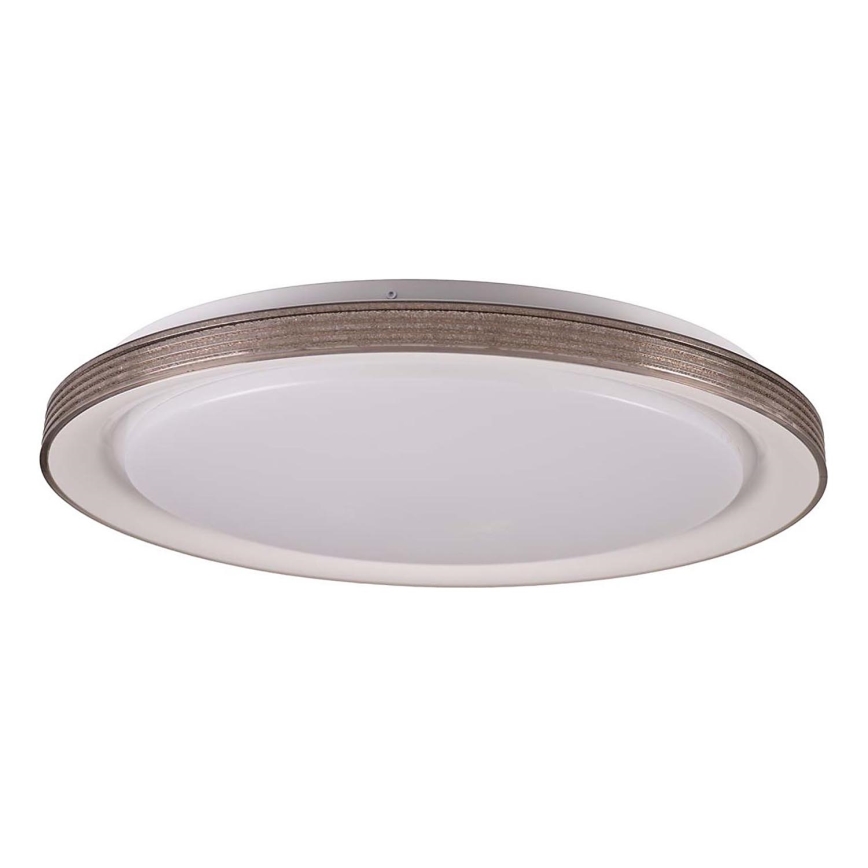 Plafonnier à intensité variable salle de bain GRAŻYNA LED/72W/230V 3000-6000K d. 51 cm IP44 gris + Télécommande