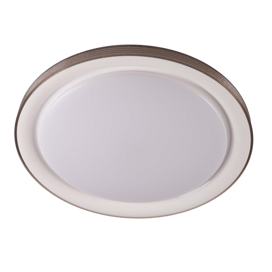 Plafonnier à intensité variable salle de bain GRAŻYNA LED/72W/230V 3000-6000K d. 51 cm IP44 gris + Télécommande