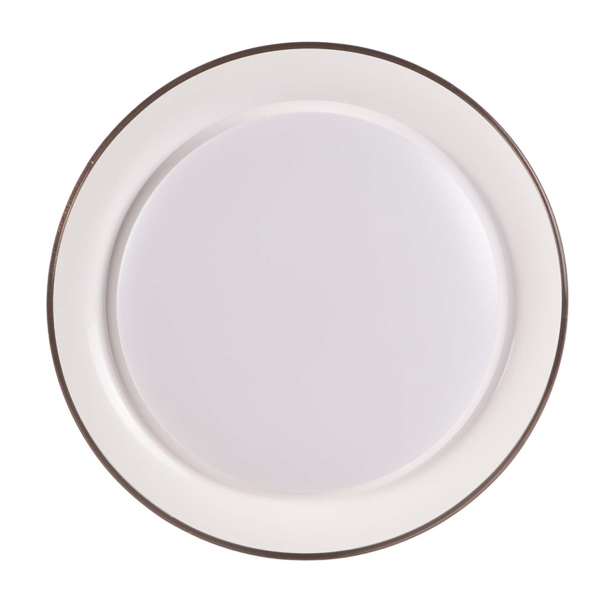 Plafonnier à intensité variable salle de bain GRAŻYNA LED/72W/230V 3000-6000K d. 51 cm IP44 gris + Télécommande