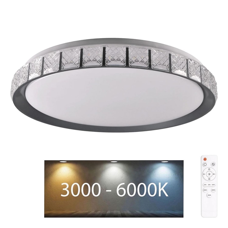 Plafonnier à intensité variable salle de bain NINA LED/72W/230V d. 49 cm 3000-6000K IP44 + télécommande
