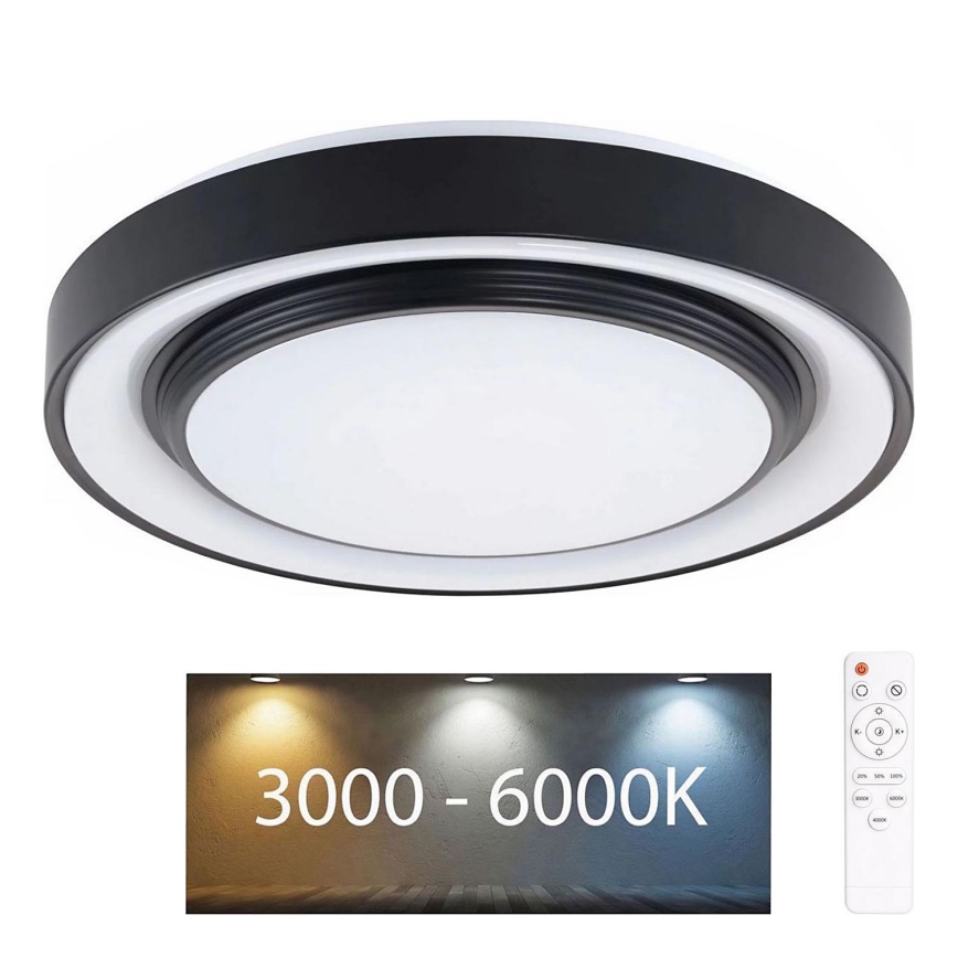 Plafonnier à intensité variable salle de bain ZYGMUNT LED/72W/230V d. 48,5 cm 3000-6000K IP44 + télécommande