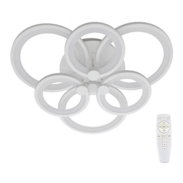 Plafonnier à intensité variable SIENA LED/72W/230V blanc + télécommande