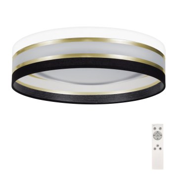 Plafonnier à intensité variable SMART CORAL GOLD LED/24W/230V noir/blanc + Télécommande