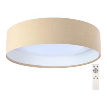 Plafonnier à intensité variable SMART GALAXY LED/24W/230V d. 44 cm  beige/blanc 3000-6500K+ télécommande