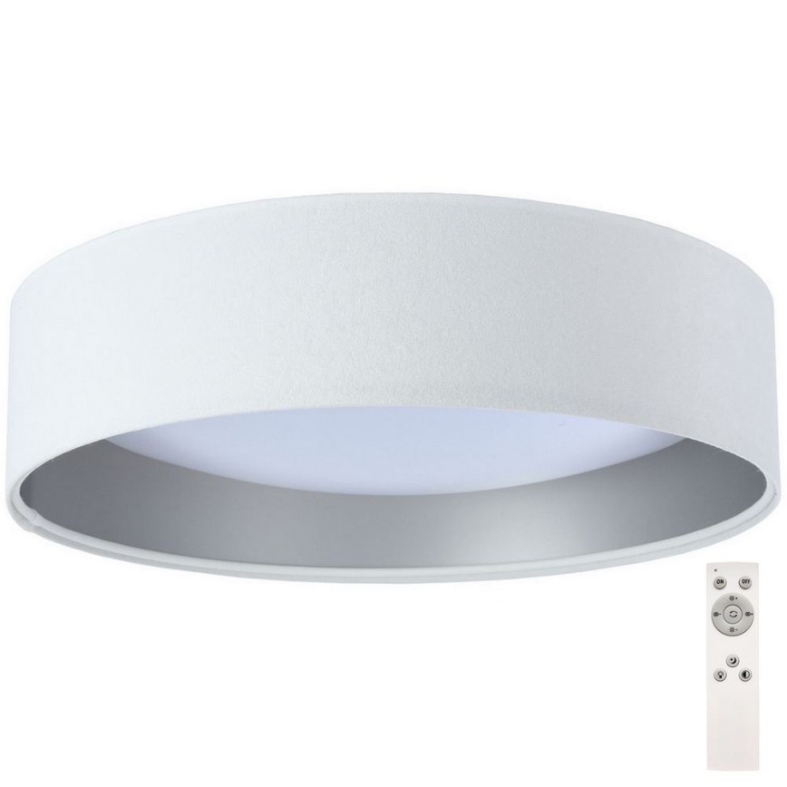 Plafonnier à intensité variable SMART GALAXY LED/24W/230V d. 44 cm blanc/argent 3000-6500K + télécommande