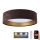 Plafonnier à intensité variable SMART GALAXY LED/24W/230V d. 45 cm 2700-6500K Wi-Fi Tuya marron/doré + Télécommande