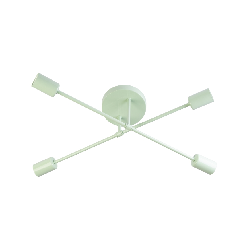 Plafonnier à montage en surface CAMBRIDGE 4x E27, 15 W / 230 V, vert