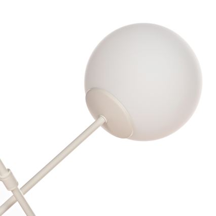 Plafonnier à montage en surface MOON 6xE27/15W/230V, crème