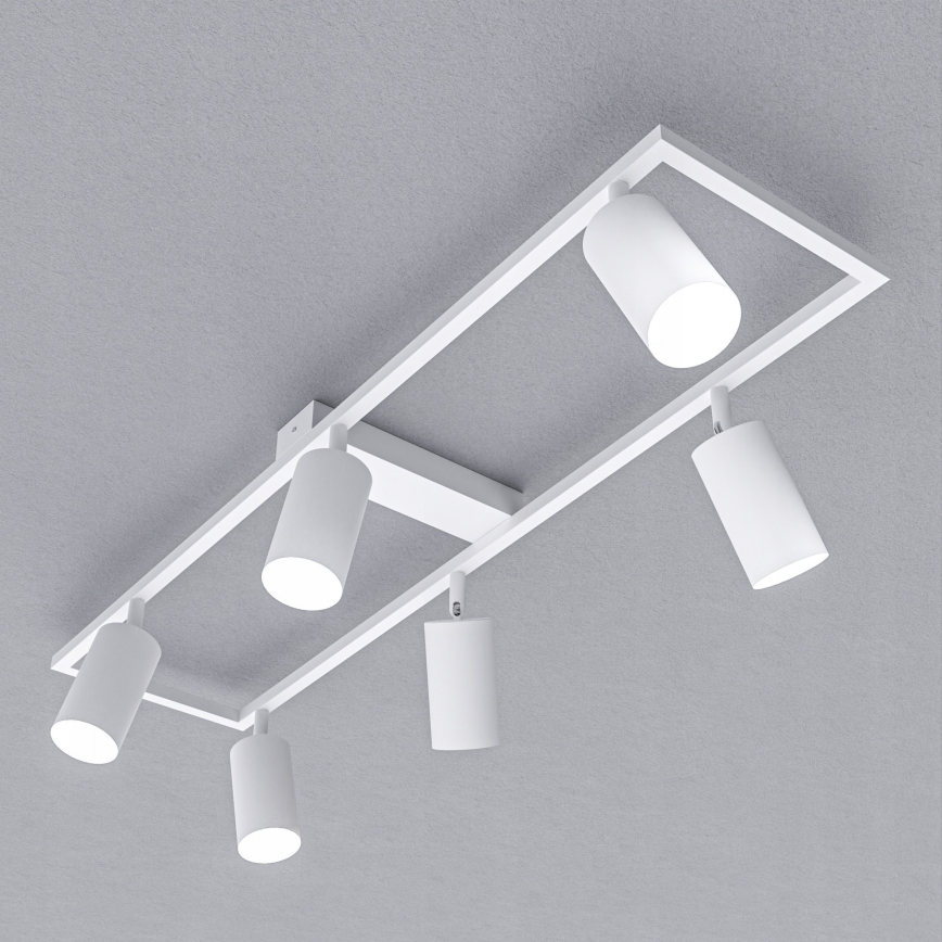 Plafonnier à spots 6xGU10/30W/230V blanc