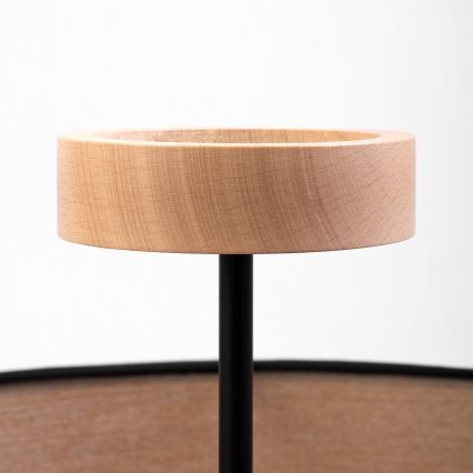 Plafonnier ALBA 3xE27/15W/230V Ø 40 cm noir/marron