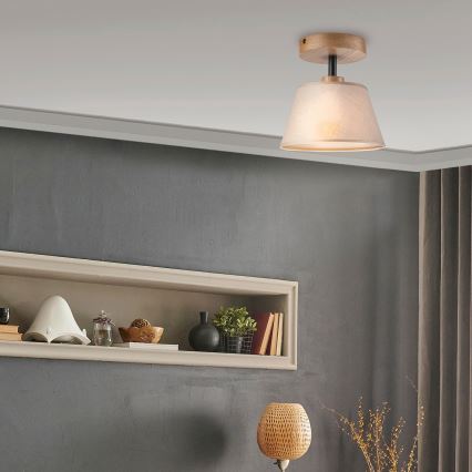 Plafonnier ANTONIO 1xE14/60W/230V beige/chêne