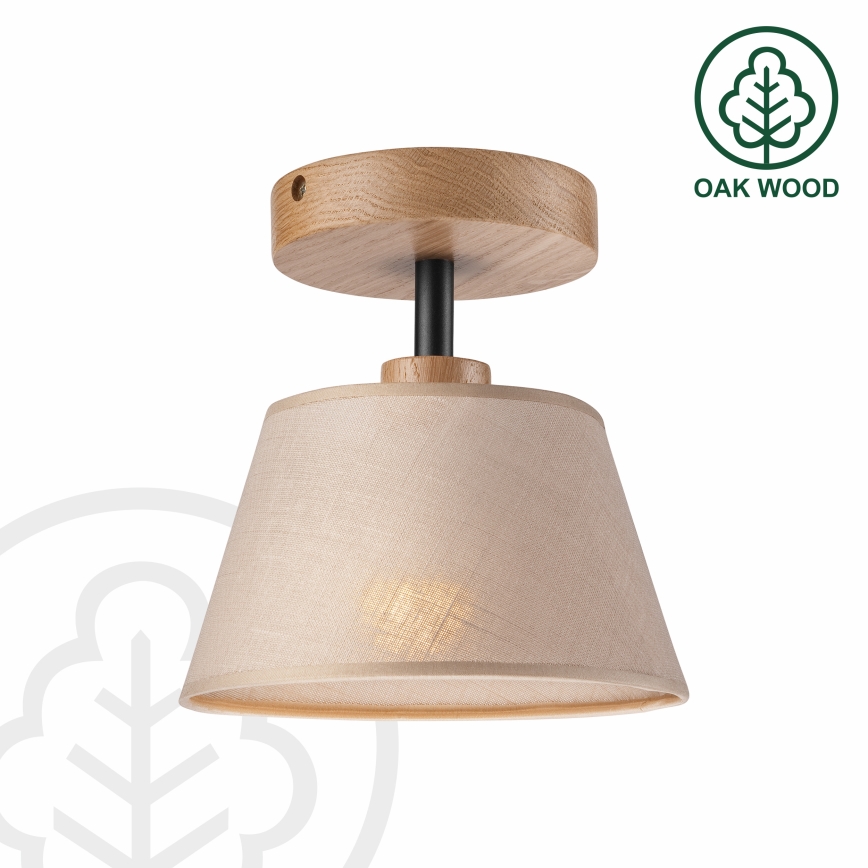 Plafonnier ANTONIO 1xE14/60W/230V beige/chêne