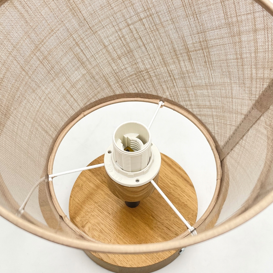 Plafonnier ANTONIO 1xE14/60W/230V beige/chêne