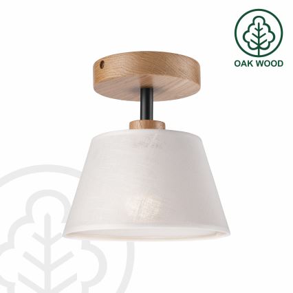 Plafonnier ANTONIO 1xE14/60W/230V blanc/chêne