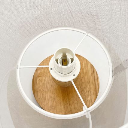 Plafonnier ANTONIO 1xE14/60W/230V blanc/chêne