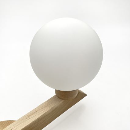 Plafonnier ANTONIO 2xG9/5W/230V chêne/blanc