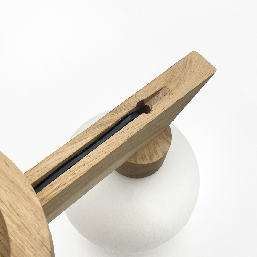 Plafonnier ANTONIO 2xG9/5W/230V chêne/blanc