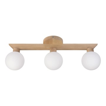 Plafonnier ANTONIO 3xG9/5W/230V chêne/blanc